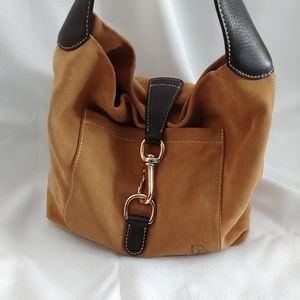 Dooney & Bourke soft leather hobo shoulder bag